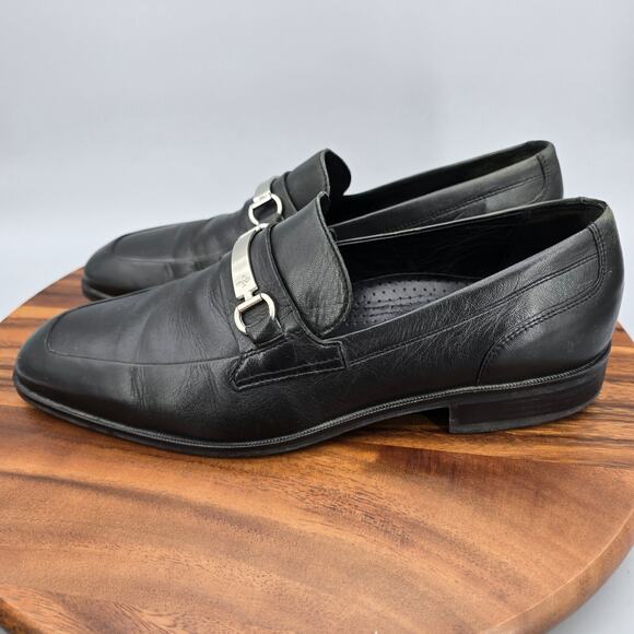 Cole Haan Shoes Men\'s 10.5 M Black Leather Kilgore Bit Casual Slip On Loafers main image 7